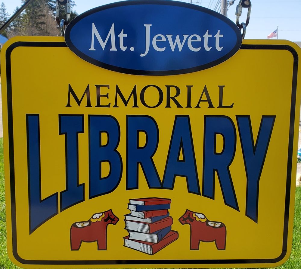 *UPCOMING* Mount Jewett Memorial Library- Mount Jewett, Pennsylvania 4/11/26 